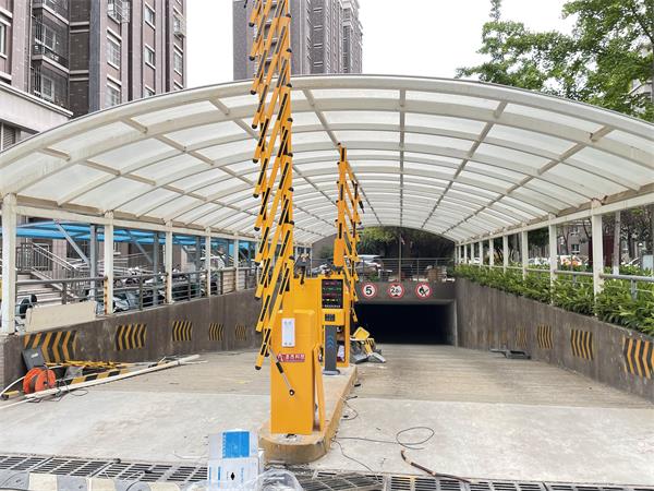 徐州金山福地小区地下车库车牌识别系统
