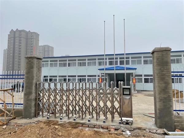 江苏汉邦建设集团有限公司选择徐州圣杰科技有限公司电动伸缩门产品